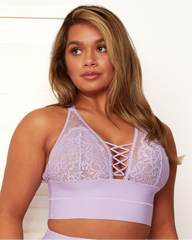 Maya Bralette : Soft Lavender