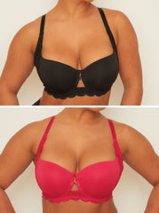 Daley Lace Bra Bundle : Black & Cherry