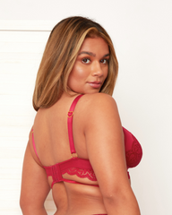 Roxy Bralette : Garnet Red