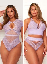 Tutti Threesome Lace : Soft Lavender