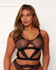 Shelby Bralette : Midnight Black