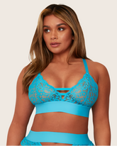 Amber Bralette : Bluebird Blue