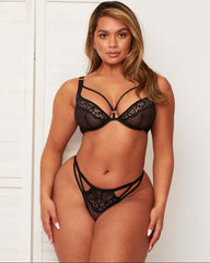 Artemis Bra & Brief Set : Midnight Black
