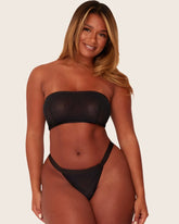 Addison Bandeau & Brief Set : Jet Black