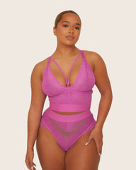 Gia Bralette : Vibrant Purple