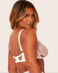 Aphrodite Balcony Bra : Ice White