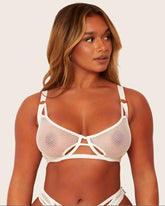 Aphrodite Balcony Bra : Ice White