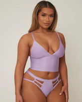 Bobby Bralette & Brief Set : Lush Lavender