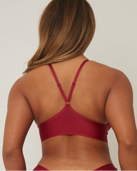 Casey Bralette : Wine Red