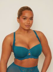 Daley Lace Bra Bundle : Amethyst & Blue Coral