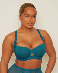 Daley Lace Bra Bundle : Amethyst & Blue Coral