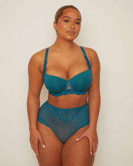 Daley Lace Bra Bundle : Amethyst & Blue Coral