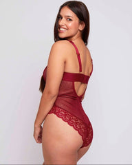 Madison Bodysuit : Claret Rose