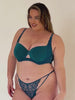 Daley Lace Bra Bundle : Black & Blue Coral