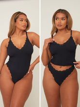 Seamfree Tutti Threesome : Jet Black