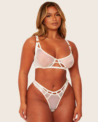 Aphrodite Balcony Bra : Ice White