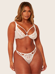 Artemis Plunge Bra : Ice White