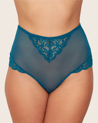 Bellatrix brief in coral blue full coverage brief