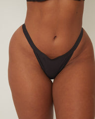 Harley Thong : Jet Black