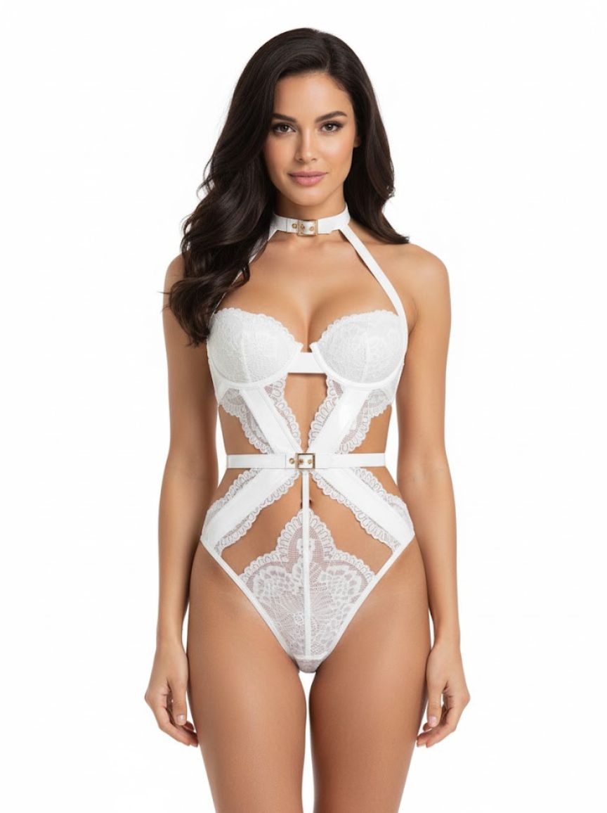 Ice Maiden Bodysuit : Ice White