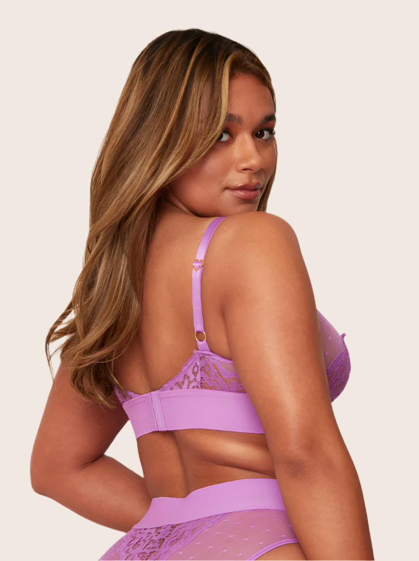 Abigail Bralette : Amethyst Orchid