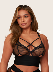 Athena Bralette : Midnight Black