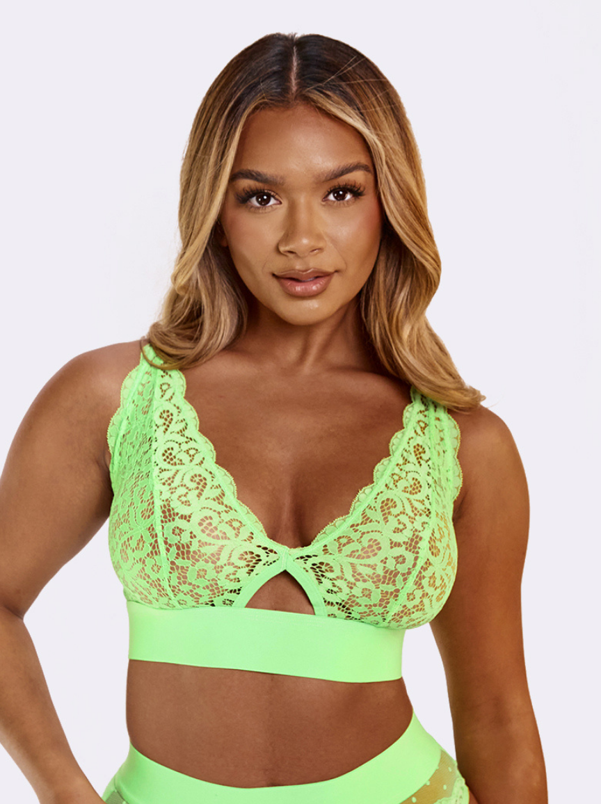 Julisa Bralette : Vibrant Lime