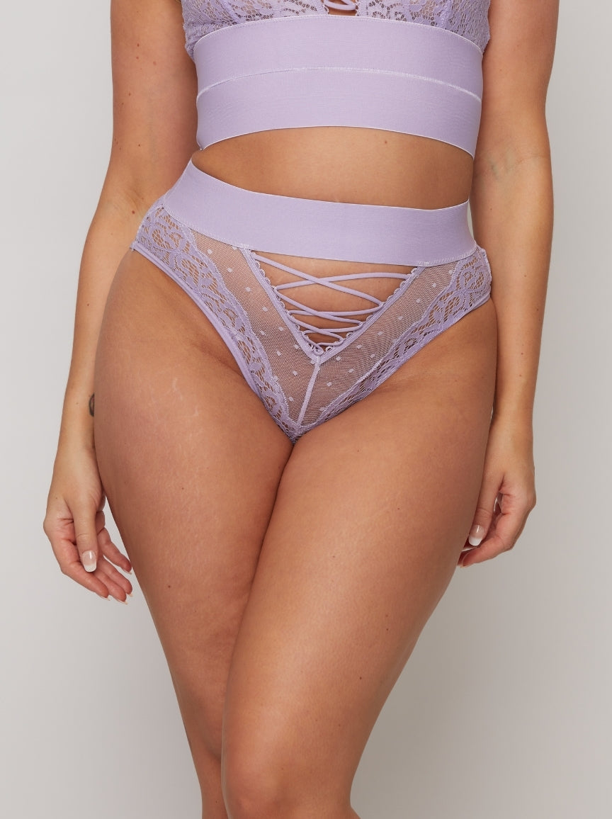 Maya High Waist : Soft Lavender