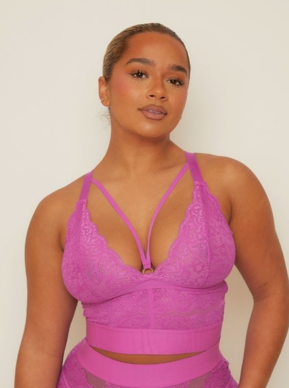 Gia Bralette : Vibrant Purple