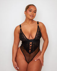 Stormy Bodysuit : Midnight Black