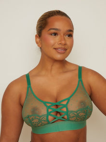  Abigail Bralette : Amazon Green