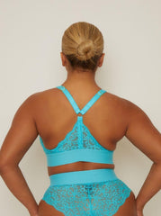 Hallie Bralette : Bluebird Blue