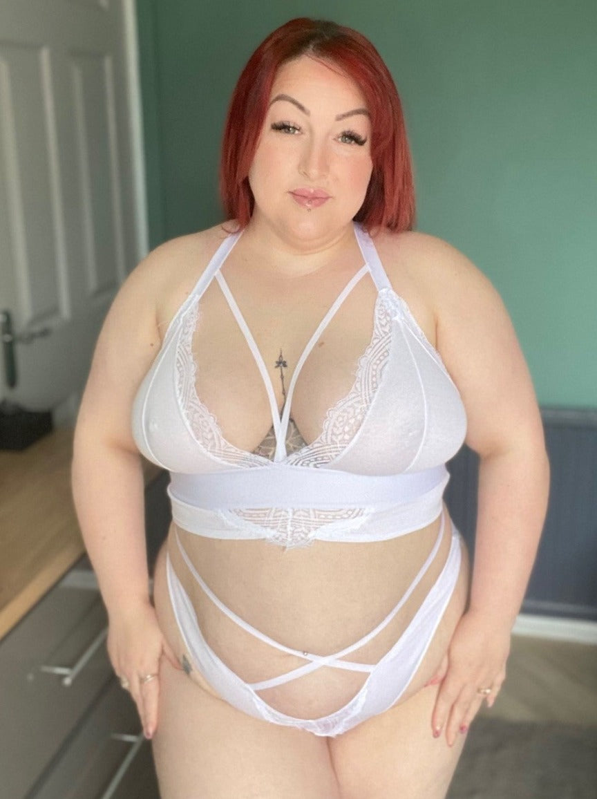 Aspen Bralette : Ice White