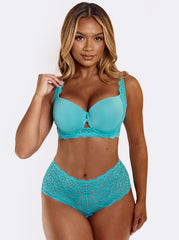 EZ-T bluebird blue supportive bra with underwire