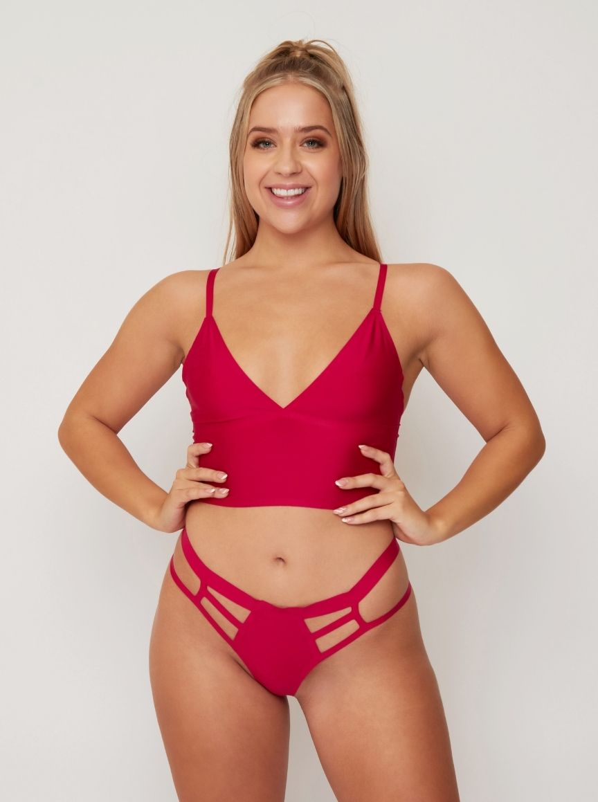 Bobby Bralette : Very Cherry