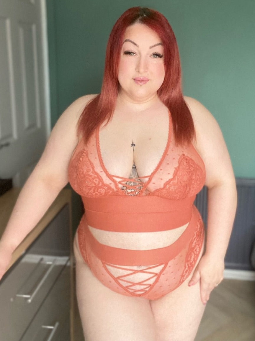 Maya Bralette : Cider Orange